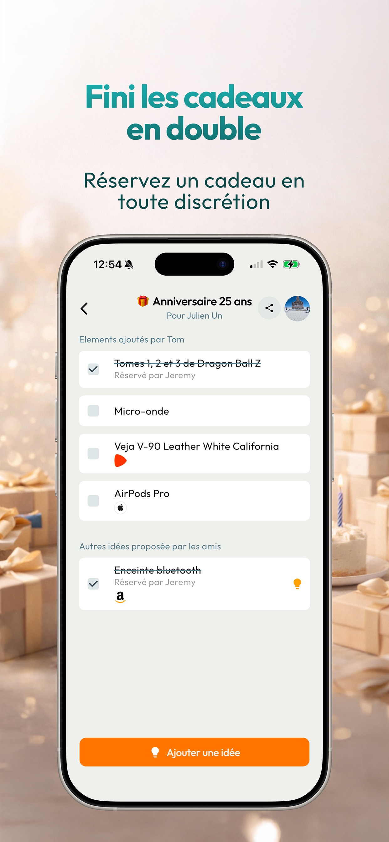 Lilist, activité entre amis